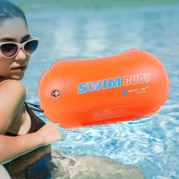 Dry Açık su Yüzme Şamandıra 807 Çift Hava Yastıklı SWIM BUOY 48x29 Cm