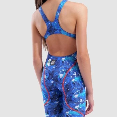 ARENA KIZ ÇOCUK YARI KARBON YARIŞ MAYOSU POWERSKIN ST NEXT LE OB JR OPEN BACK 006350204