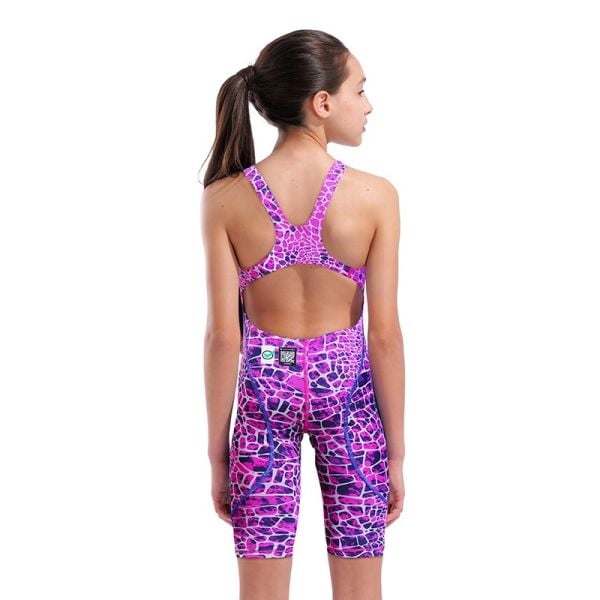 ARENA KIZ ÇOCUK YARI KARBON YARIŞ MAYOSU POWERSKIN ST NEXT LE OB JR OPEN BACK 006350206