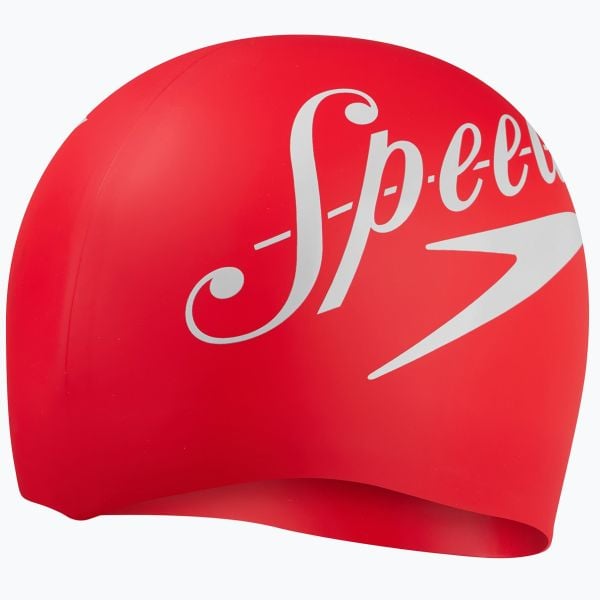 SPEEDO UNISEX SİLİKON BONE SLOGAN PRT CAP AU RED/WHITE 8-0838514614