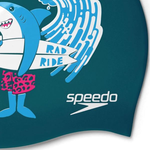 SPEEDO UNISEX SİLİKON BONE SLOGAN PRT CAP JU BLUE 8-0838614637