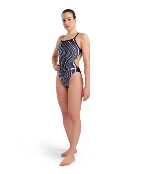 ARENA BAYAN YÜZÜCÜ MAYOSU WOMEN'S SWIMSUIT CHALLENGE BACK MARBLED 005562550