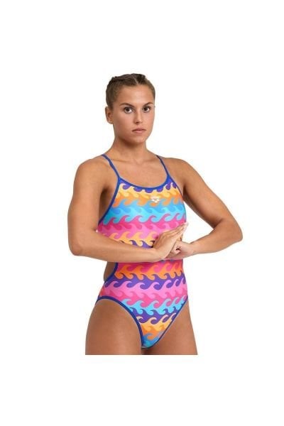 ARENA BAYAN YÜZÜCÜ MAYOSU ÇİFT TARAFLI WOMEN'S SWIMSUIT CHALLENGE BACK REVERSIBLE AO 005897700