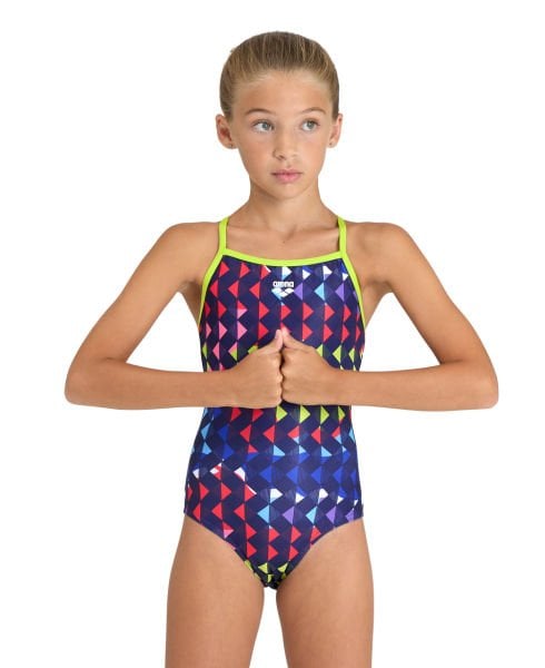 ARENA KIZ ÇOCUK YÜZÜCÜ MAYOSU GIRL'S ARENA CARNIVAL SWIMSUIT LIGHTDROP BACK 005997750 14-15 Yaş (30 UK)