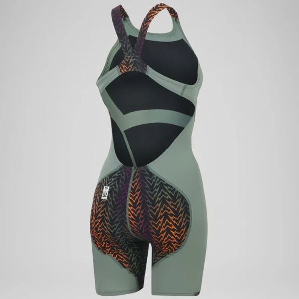 SPEEDO KADIN YARIŞ MAYOSU LZR IGNITE KSKN AF GREEN ORANGE 8-13437H819