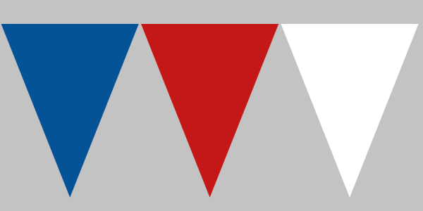 Geri Dönüş Üçgen Bayrak Süsleme Flaması Saten (LOGONUZ/ARMANIZ BASKILI)