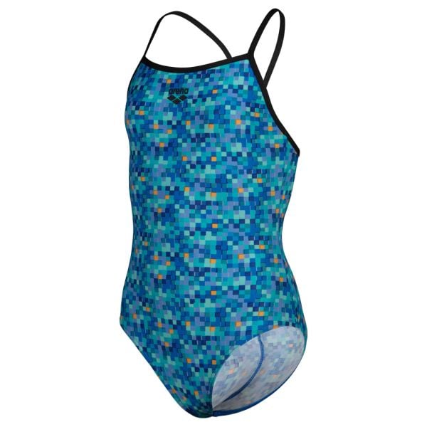 ARENA KIZ ÇOCUK YÜZÜCÜ MAYOSU GIRL'S ARENA POOLTILES SWIMSUIT LIGHTDRO 007223580