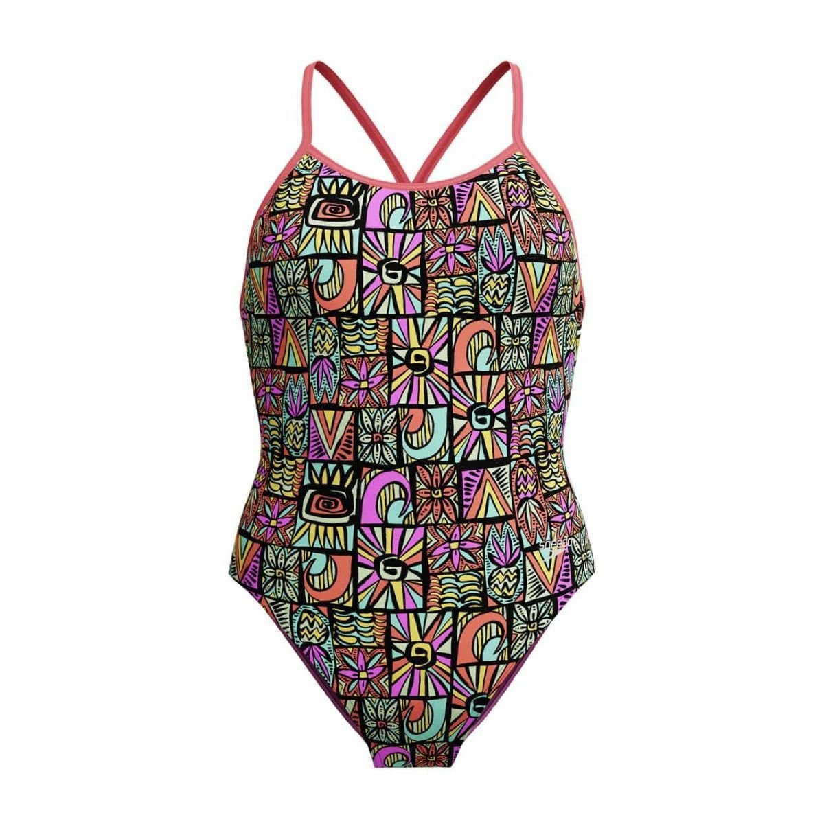 SPEEDO KIZ ÇOCUK YÜZÜCÜ MAYOSU ALOV DIGI VBK 1PC JF ASSORTED 8-1284618119