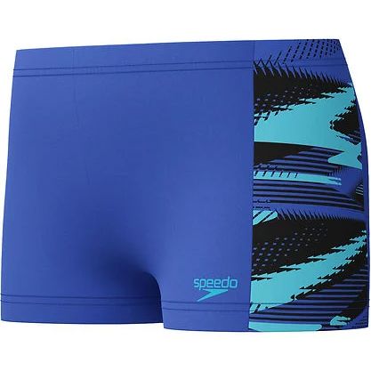 SPEEDO ERKEK ÇOCUK ŞORT YÜZÜCÜ MAYOSU HYPERBOOM PANEL JM ASHT BLUE 8-00379418291