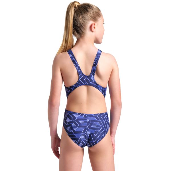 ARENA KIZ ÇOCUK YÜZÜCÜ MAYO GIRL'S ARENA ESCAPE SWIMSUIT SWIM TECH L 008475700
