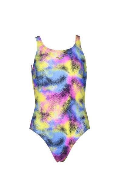 ARENA KIZ ÇOCUK YÜZÜCÜ MAYOSU GIRLS' SWIMSUIT U BACK ALLOVER 005216200 YZM UK BEDEN 12-13 Yaş