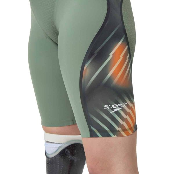 SPEEDO KADIN YARIŞ MAYOSU LZR INTENT 2.0 OPBK KSKN AF GREEN ORANGE 8-15855H782