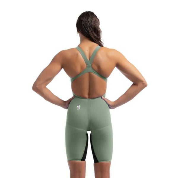 SPEEDO KADIN YARIŞ MAYOSU LZR VALOR 2.0 OPBK KSKN AF GREEN BLACK 8-15859H785