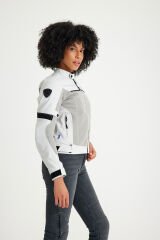 Scudo Paris Gri Yazlık Fileli Kadın Motosiklet Ceketi - XL