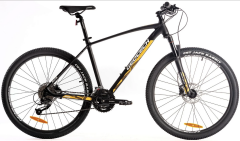 Geotech Mode Elite 27.5 Jant 27 Vites HD Dağ Bisikleti - Mat Siyah Sarı 49 cm