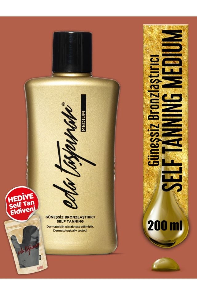 Eda Taşpınar Gold Güneşsiz Bronzlaştırıcı Losyon Self Tanning - 200 ml