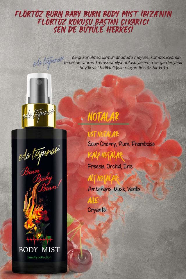 Eda Taşpınar Burn Baby Burn! Body Mist Vücut Spreyi 200ml