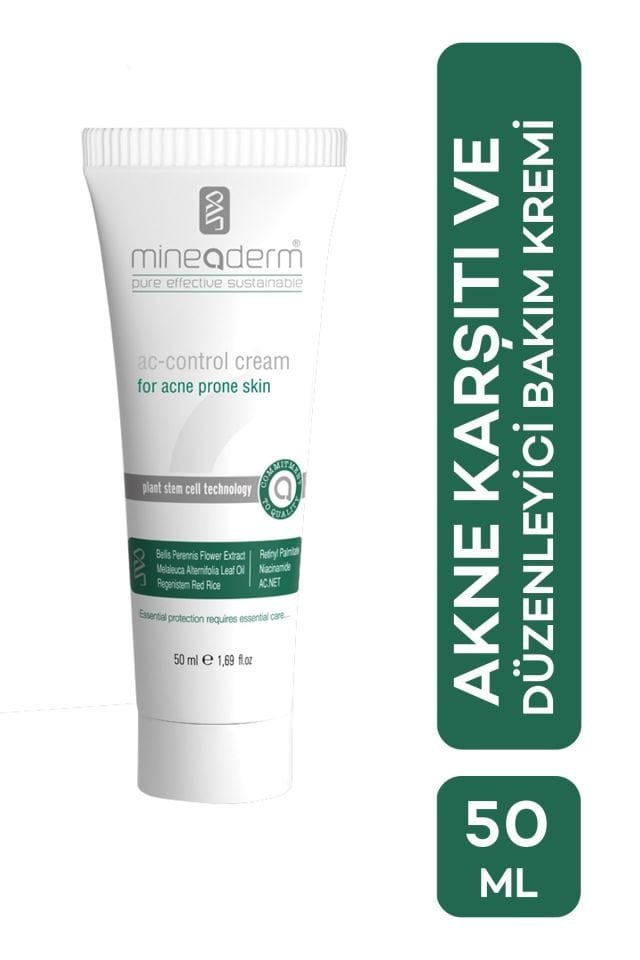 Mineaderm Akneye Yönelik Ciltler Ve Sebum Düzenleyici Bakım Kremi / Ac-control Cream