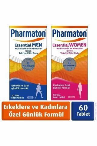 Pharmaton Men & Women 30 Tablet 2'li Paket