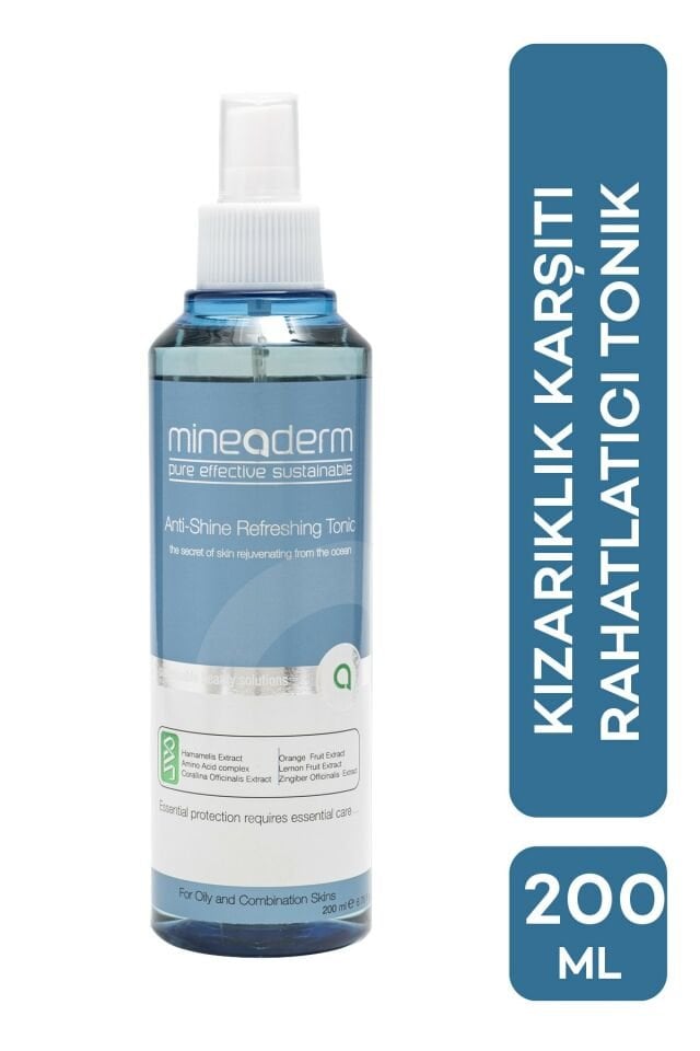 Mineaderm Yağlı Ve Karma Ciltler Için Canlandırıcı Tonik/Anti Shine Refreshing Tonic