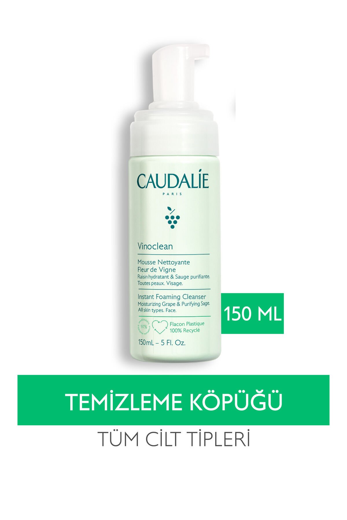 Caudalie Vinoclean Temizleme Köpuğü 150 ml