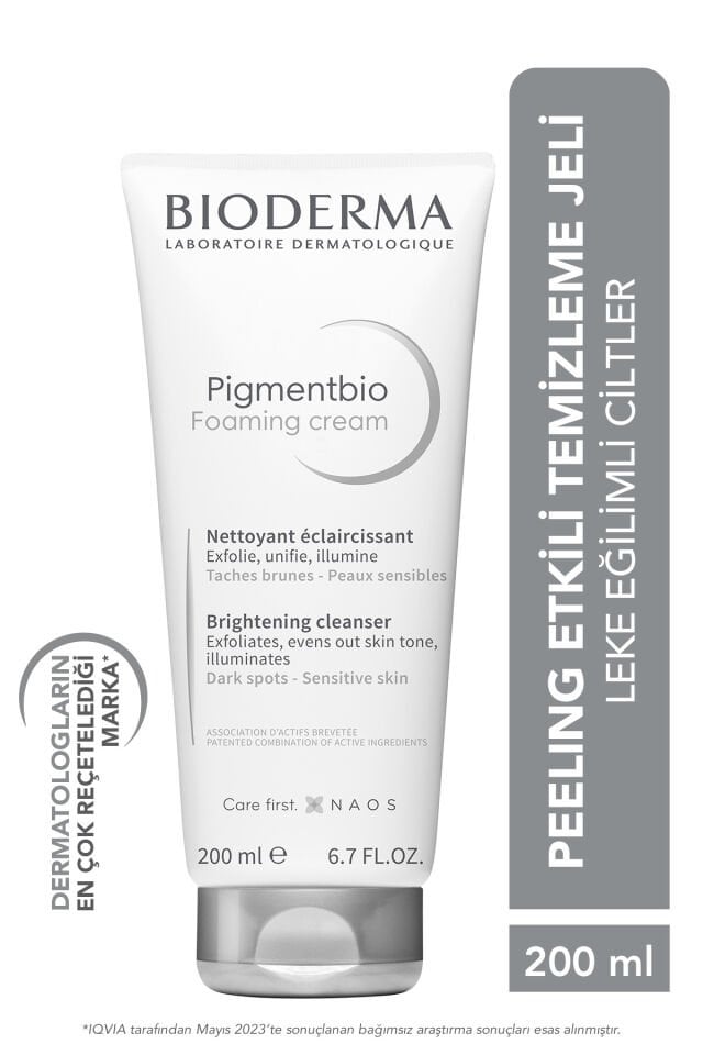 Bioderma Pigmentbio Foaming Cream Aydınlatıcı Peeling Etkili Yıkama Jeli Yüz Ve Vücut 200 ml