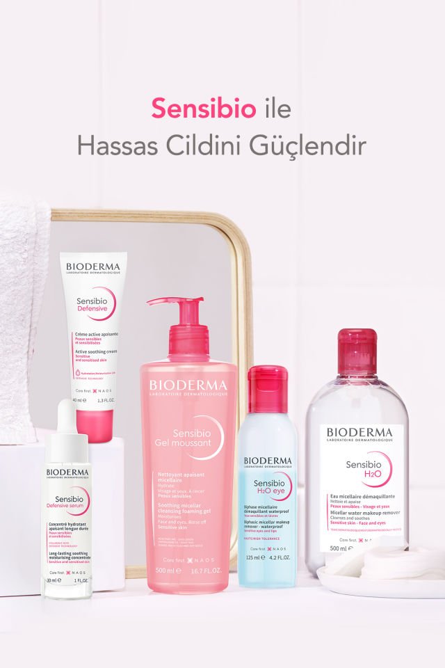 Bioderma Sensibio H2O Micellar Makyaj Temizleme Suyu 2'li Set 500ml