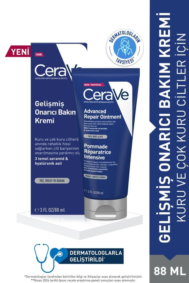 CeraVe Gelişmiş Onarıcı Bakım Kremi 88ml