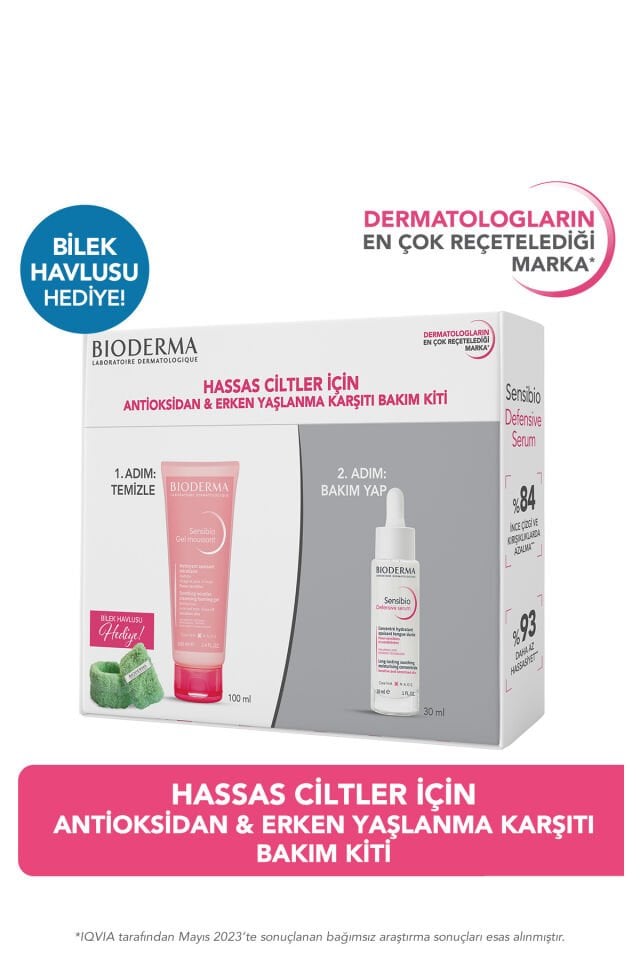 Bioderma Hassas Ciltler İçin Antioksidan Etkili Bakım Seti