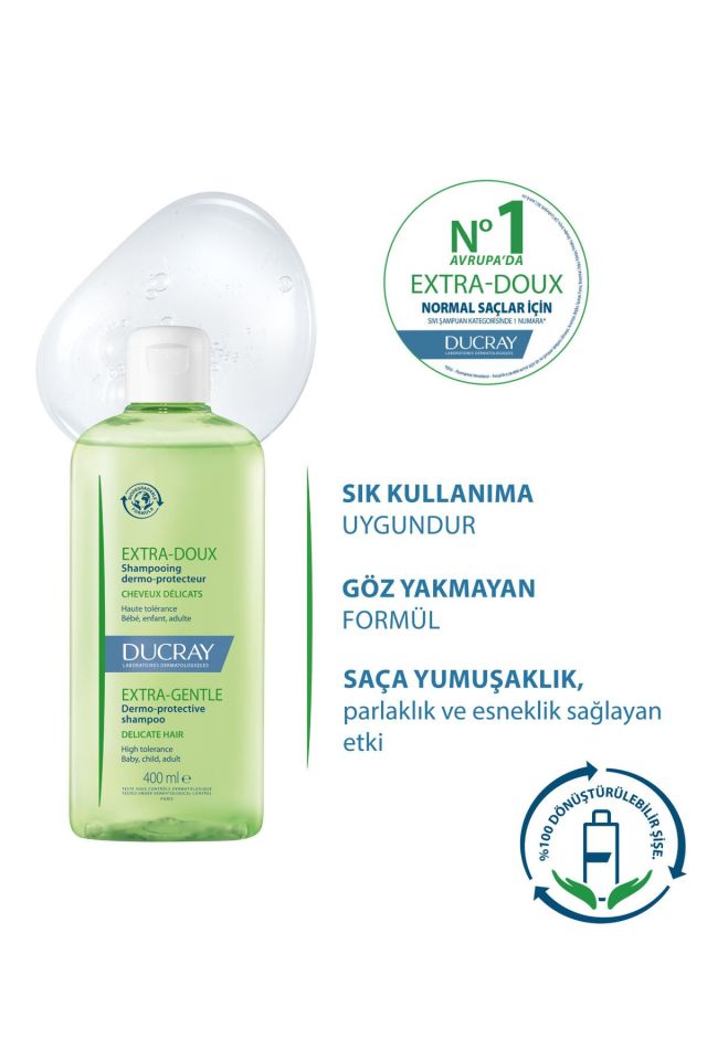 Ducray Extra Doux Şampuan Sık Kullanım 400ml