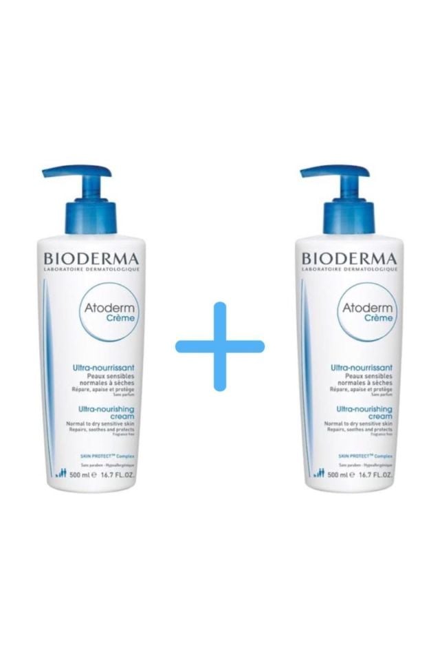 Bioderma Atoderm Creme 500 ml 2'li Set