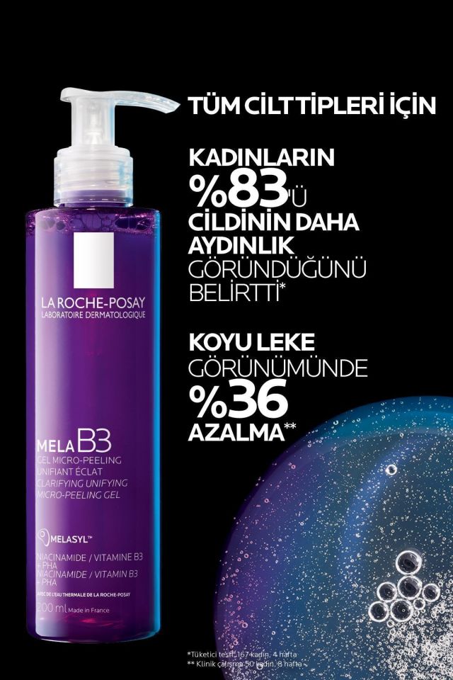 La Roche Posay Mela B3 Koyu Leke Karşıtı Temizleme Jeli 200ML