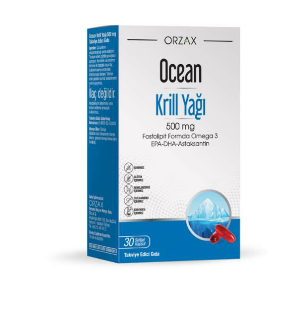 Ocean Krill Oil 500 Mg 30 Kapsül