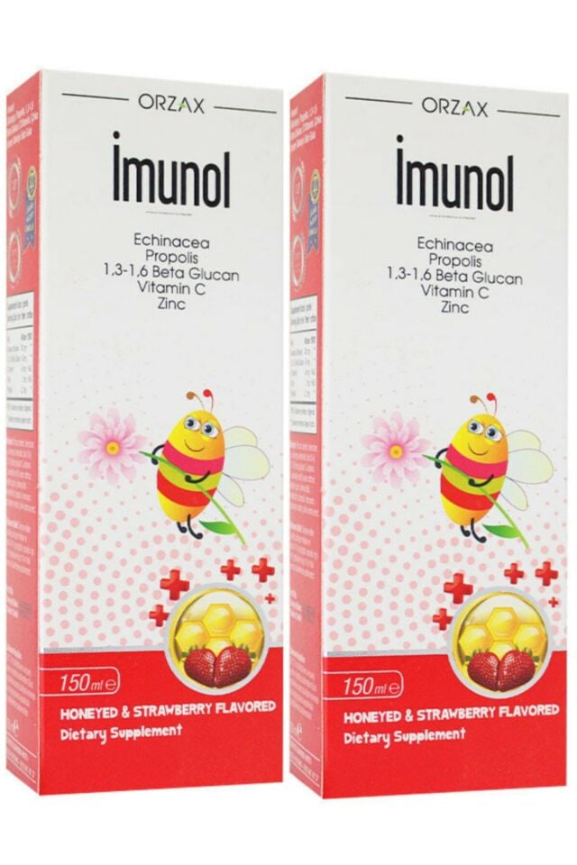 Ocean Imunol Şurup Ballı-çilek Aromalı 150ml - 2 Adet