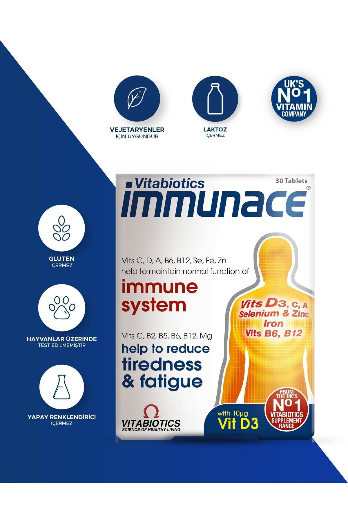 Vitabiotics Immunace 30 Tablet