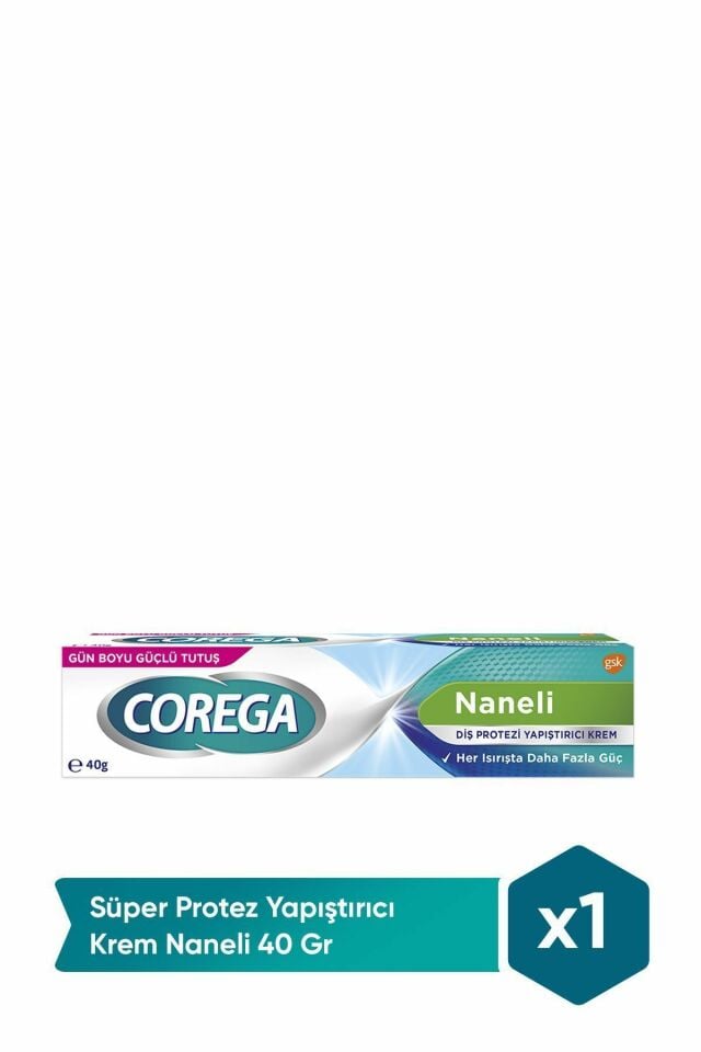 Corega Protez Yapıştırıcı Krem Naneli 40gr