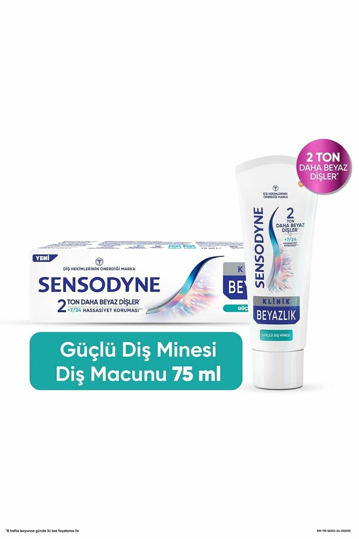 Sensodyne Klinik Beyazlık Güçlü Diş Minesi Diş Macunu 75ml