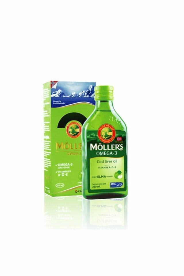 Mollers Omega 3 Doğal Elma Aromalı Balık Yağı 250 ml