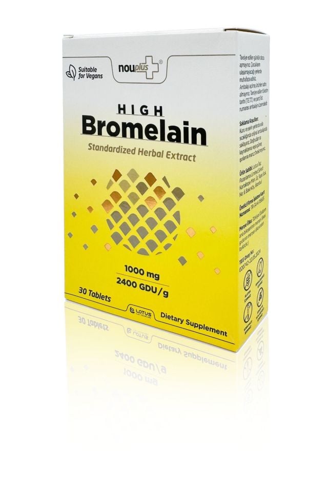 Nouplus High Bromelain 1000mg 30 tablet