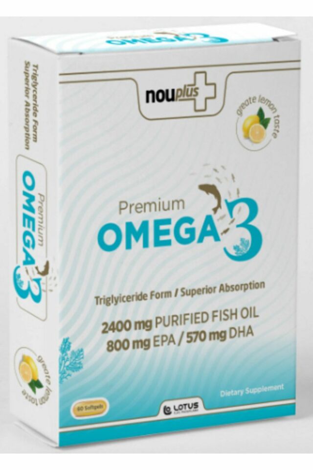 Nouplus Omega3 Premium 60 Kapsül