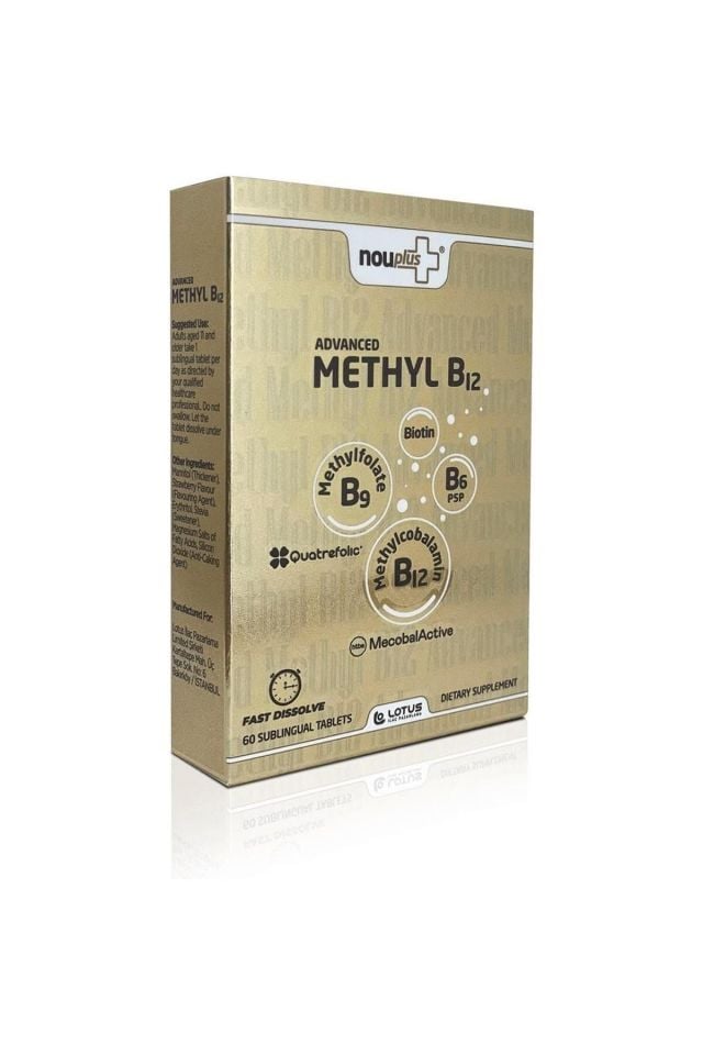 Nouplus Advanced Methyl B12 30 Dilaltı Tablet