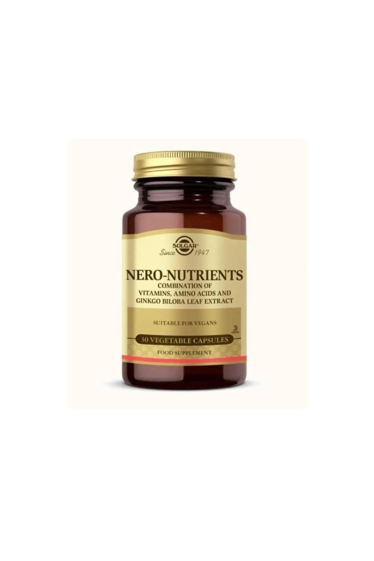 Solgar Nero Nutrients 30 Tablet