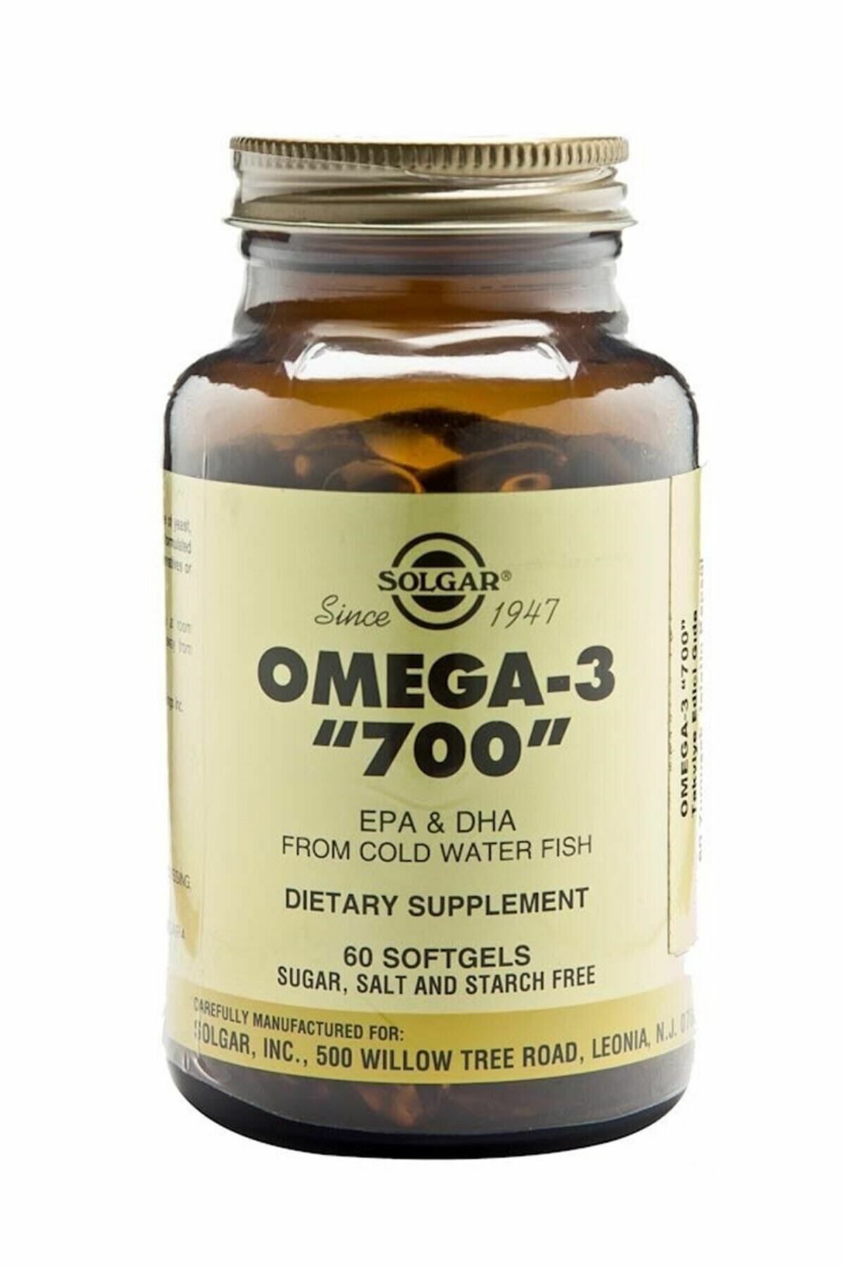 Solgar Omega-3 700 Mg 60 Kapsül