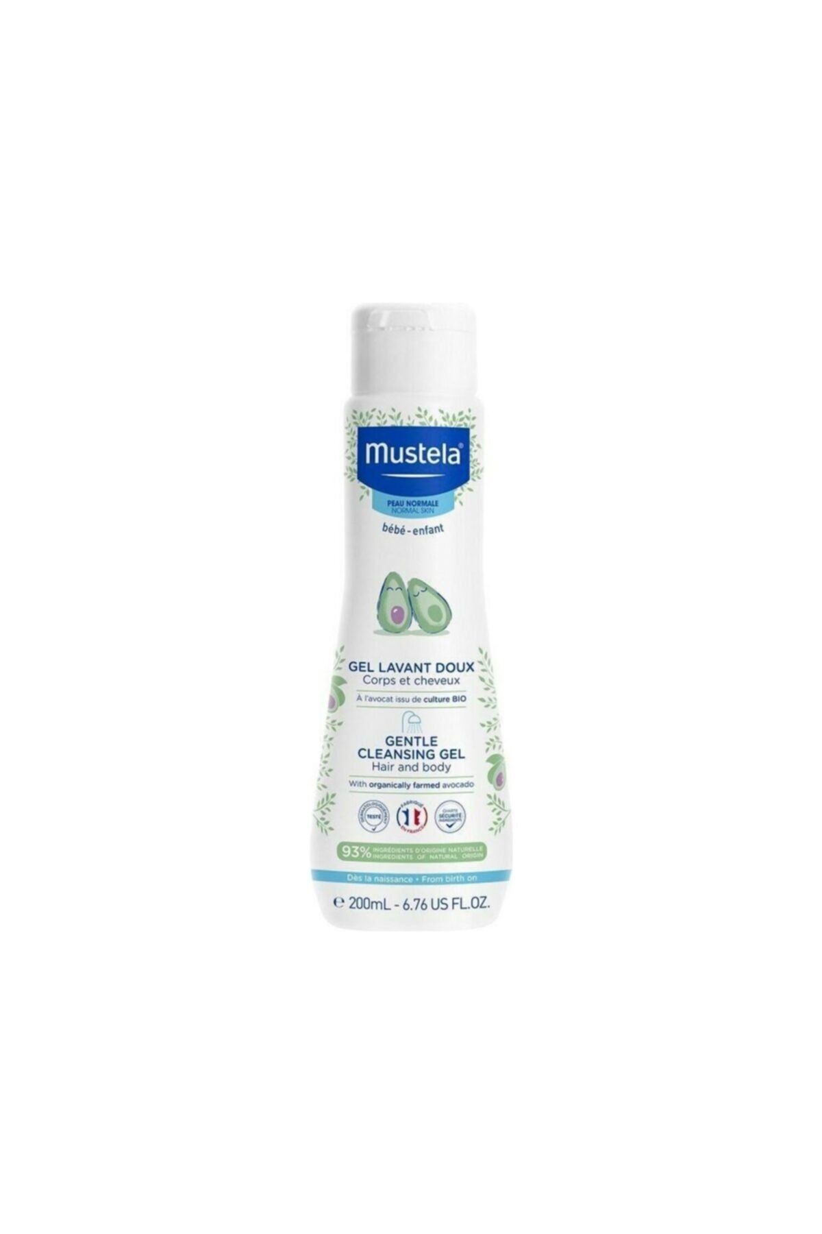 Mustela Gentle Cleansing Dermo Cleansing Yenidoğan Saç Vücut Şampuanı 200 ml