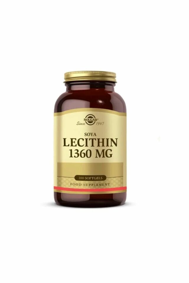 Solgar Lecithin 1360 Mg 100 Kapsül