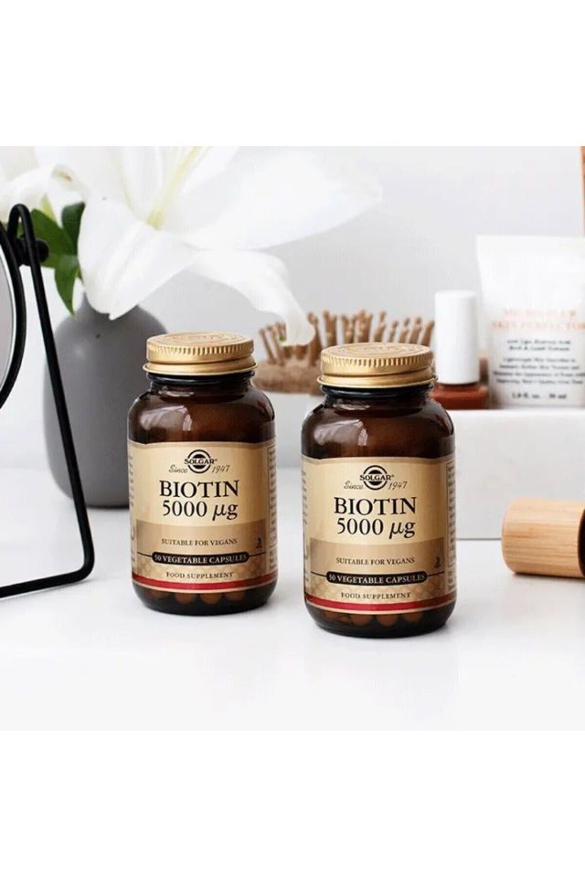 Solgar Biotin 5000 Mcg 50 Kapsul