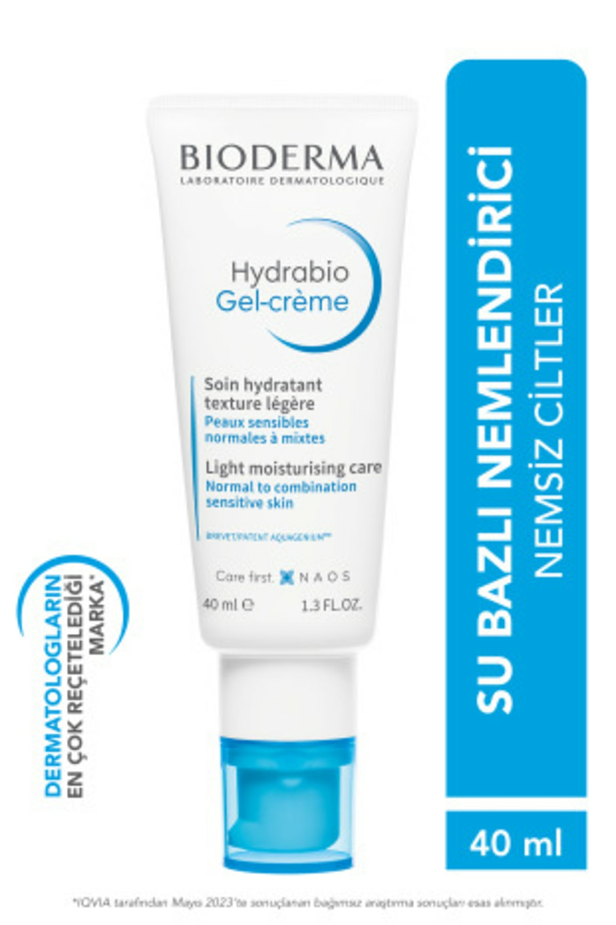 Bioderma Hydrabio Gel-Cream Kuru Cilt Nemlendirici Jel Dokulu Niasinamid E Vitamini İçeren Yüz Kremi 40 ml