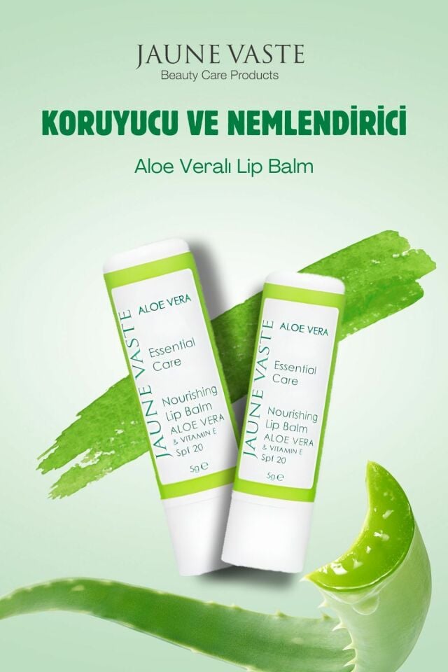 Jaune Vaste Aloe Vera E Vitamini Lip Stick 5 gr