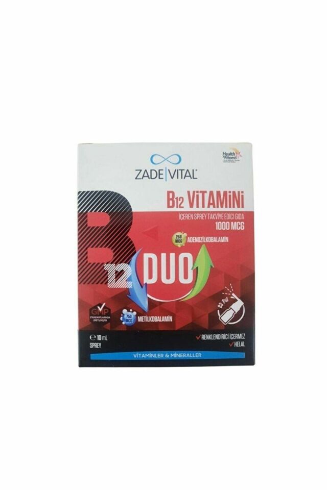 Zade Vital Vitamin B12 Duo 1000 Mcg Sprey 10 ml