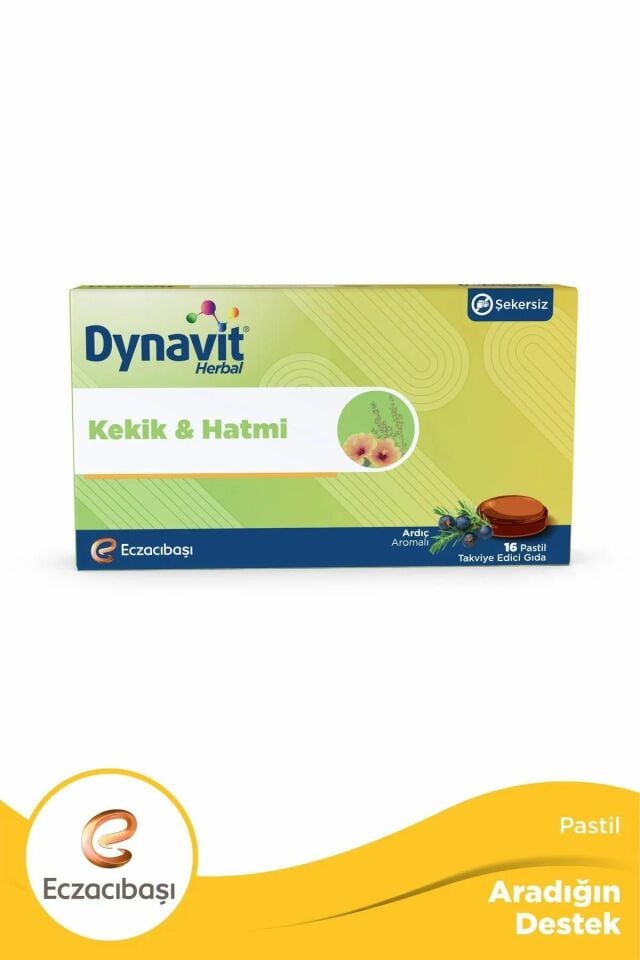 Dynavit Herbal Kekik Ve Hatmi 16 Pastil